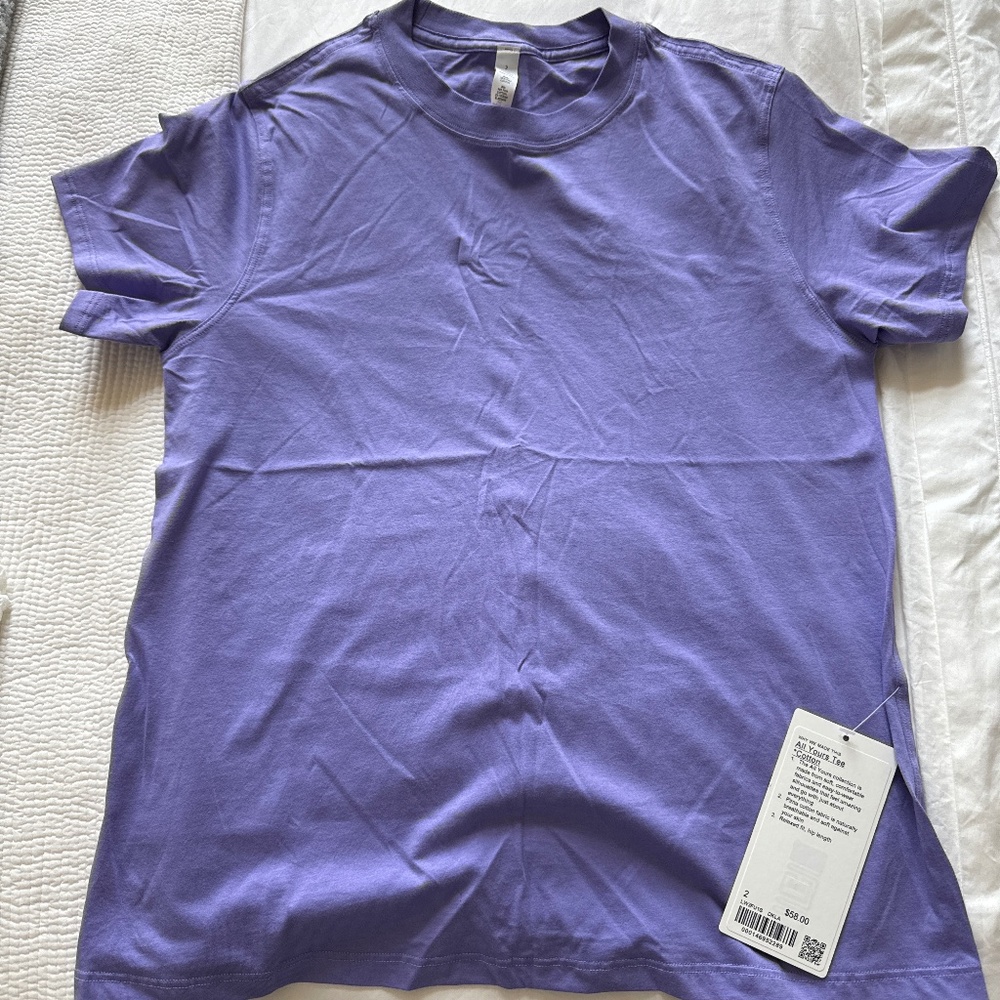 Lululemon All Yours tee - Dark Lavender